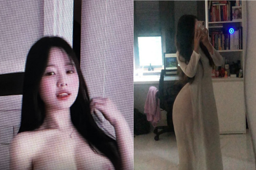 Nữ yêu kiều nhảy nhót lúc hào hứng