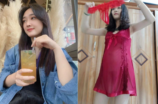 Vợ hư chỉ mê mặc lọt khe lúc chịch nhau